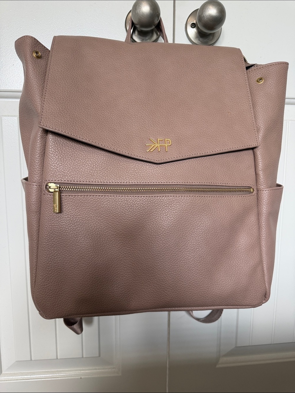 Freshly Picked Dusty Rose Faux Leather Backpack